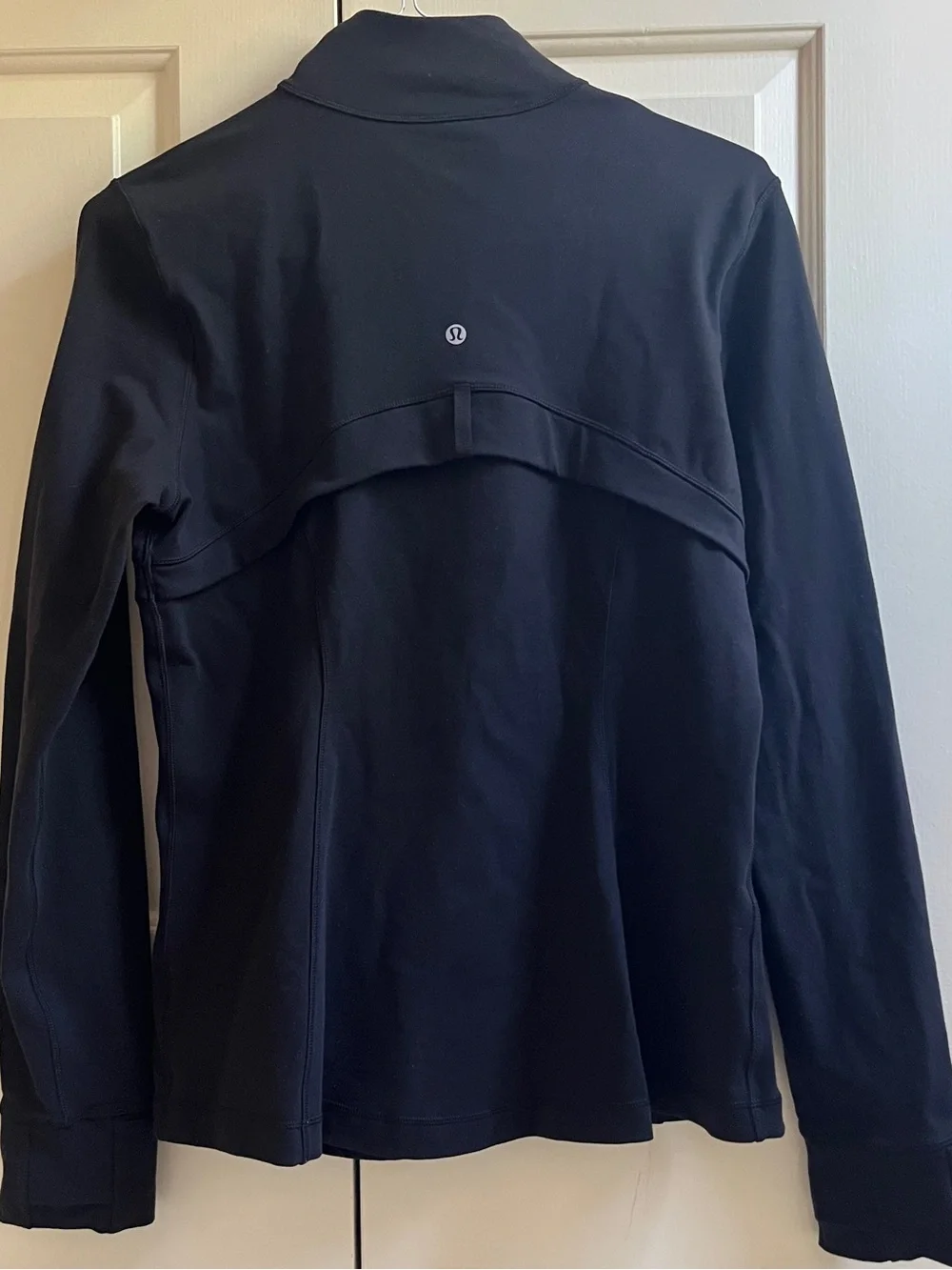 🍒LULULEMON sz 14 Classic DEFINE JACKET SOLID BLACK *LUON (W3GQ6S) - Picture 3 of 4